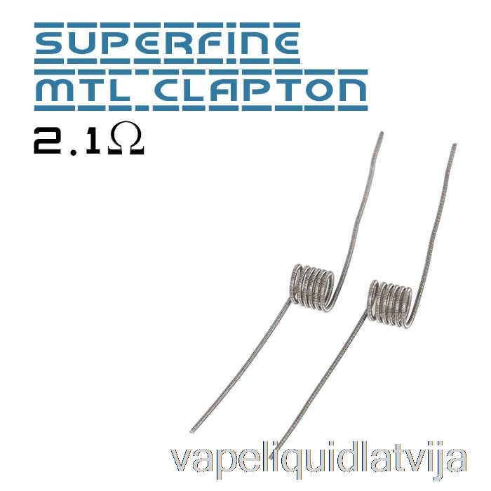 Vandy Vape Veiktspēja Iepriekš Iebūvētas Spoles 2.1ohm Superfine Mtl Clapton Coil Vape šķidrums